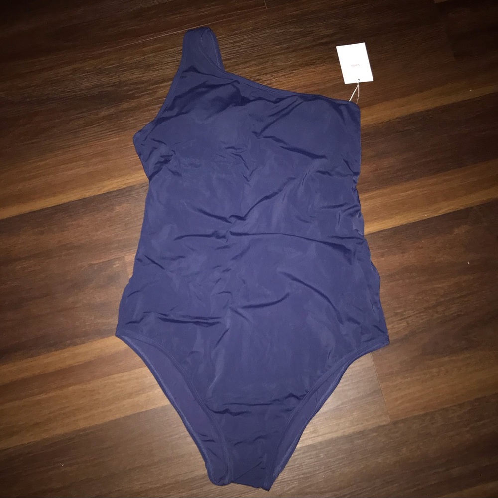 Andie "The Nantucket" One Shoulder One Piece Swimsuit NWT